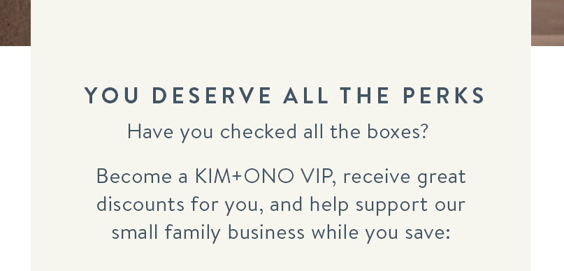 You Deserve All the Perks