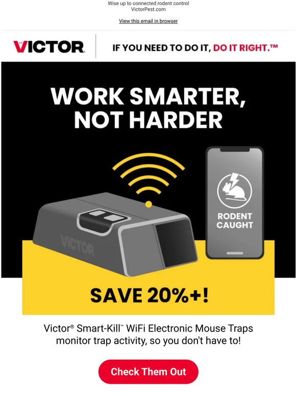 Victor M1 Smart-Kill Electronic Mouse Trap