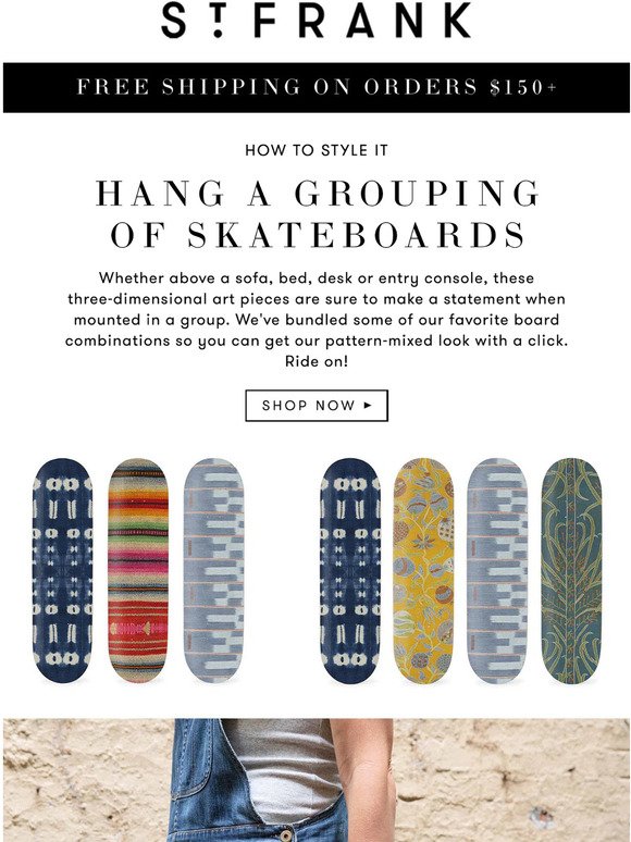 st. frank (us): Hang a Set of Skateboards 🤘 | Milled