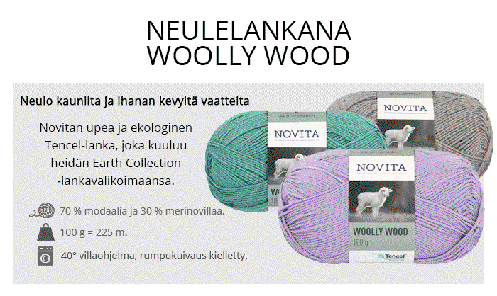 Knittingroom: Uutuus! Tutustu Novitan lankaan Woolly Wood | Milled