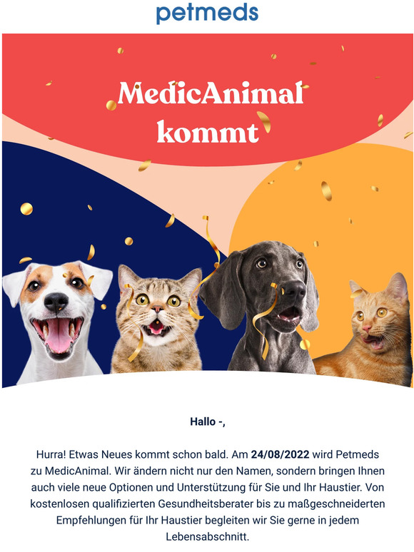 Petmeds wird MedicAnimal