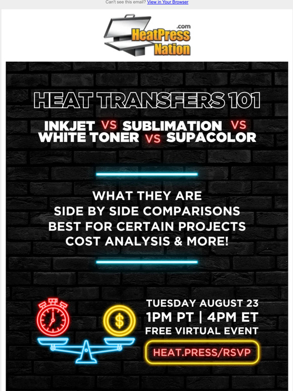 heat press nation Wondering Which Heat Transfer Is Best? Let Us Show