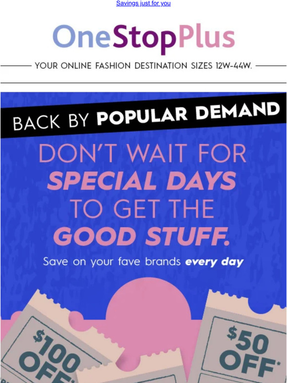 One Stop Plus your 100 voucher is waiting Milled