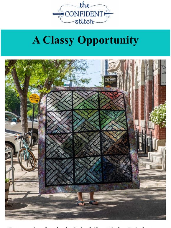 A brand new quilting class! 😍