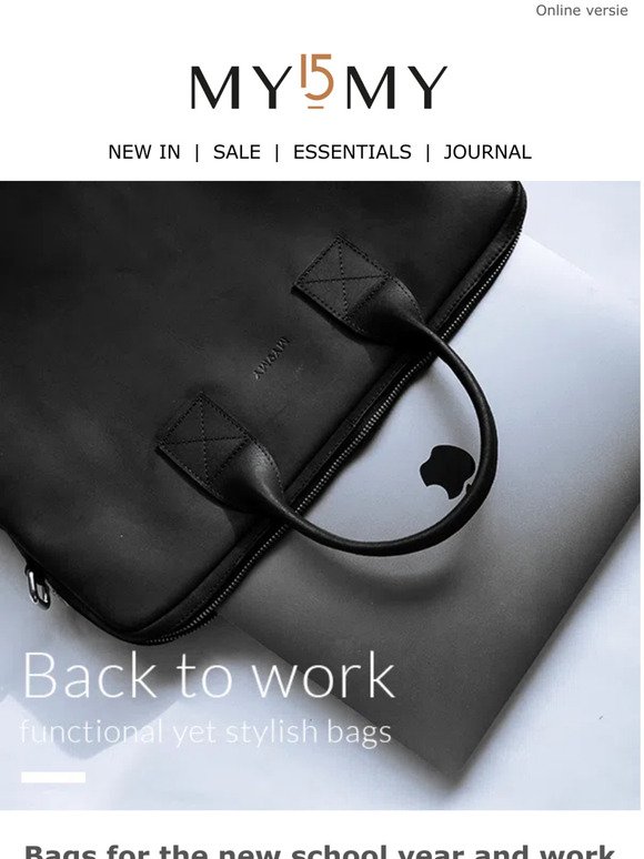 Back to work bags - receive a free gift!