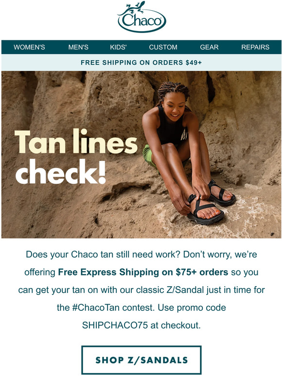 Chaco Did someone say ChacoTan contest Milled