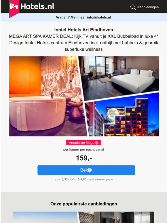 XXL Bubbelbad Kamer Deal!