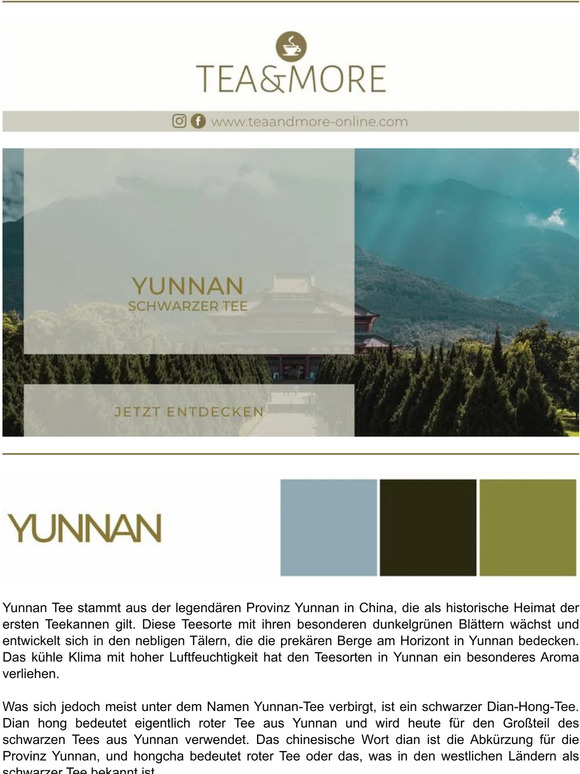 Yunnan Tee: ein traditioneller Geschmack! 🫖