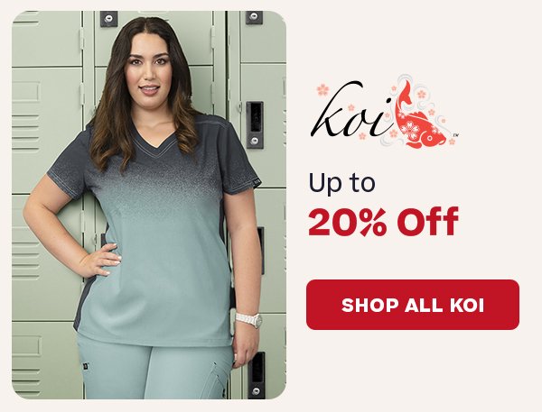 koi up to 20% off
