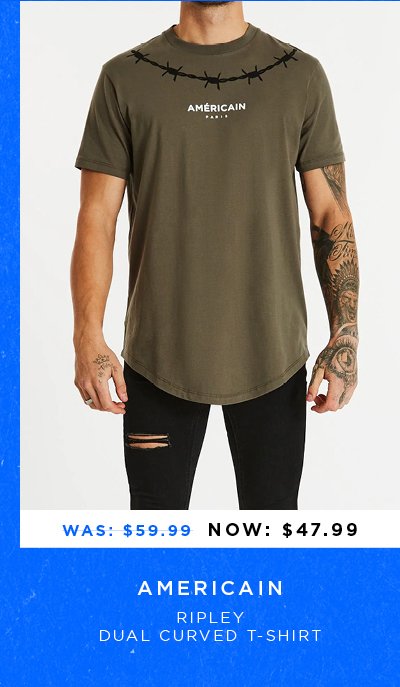 Ripley Dual Curved T-Shirt Agave Green