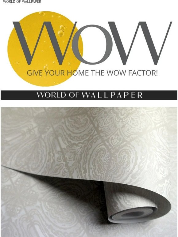 Timeless elegance in your home. Damask wallpapers at World of Wallpaper