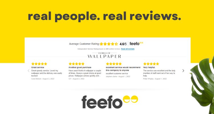 Feefo Reviews World of Wallpaper