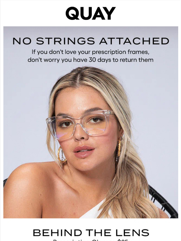 QUAY AUSTRALIA Prescription Glasses — Find Your Perfect Fit 👓 Milled