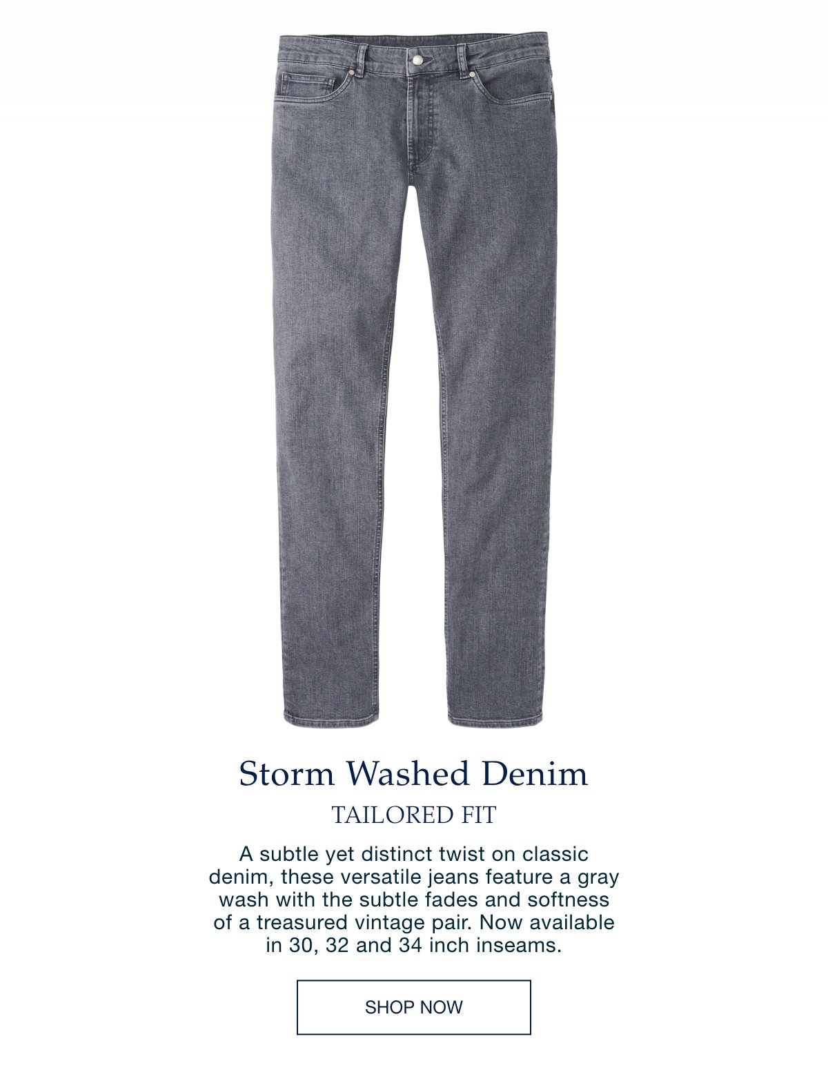 Storm Washed Denim - Shop Now