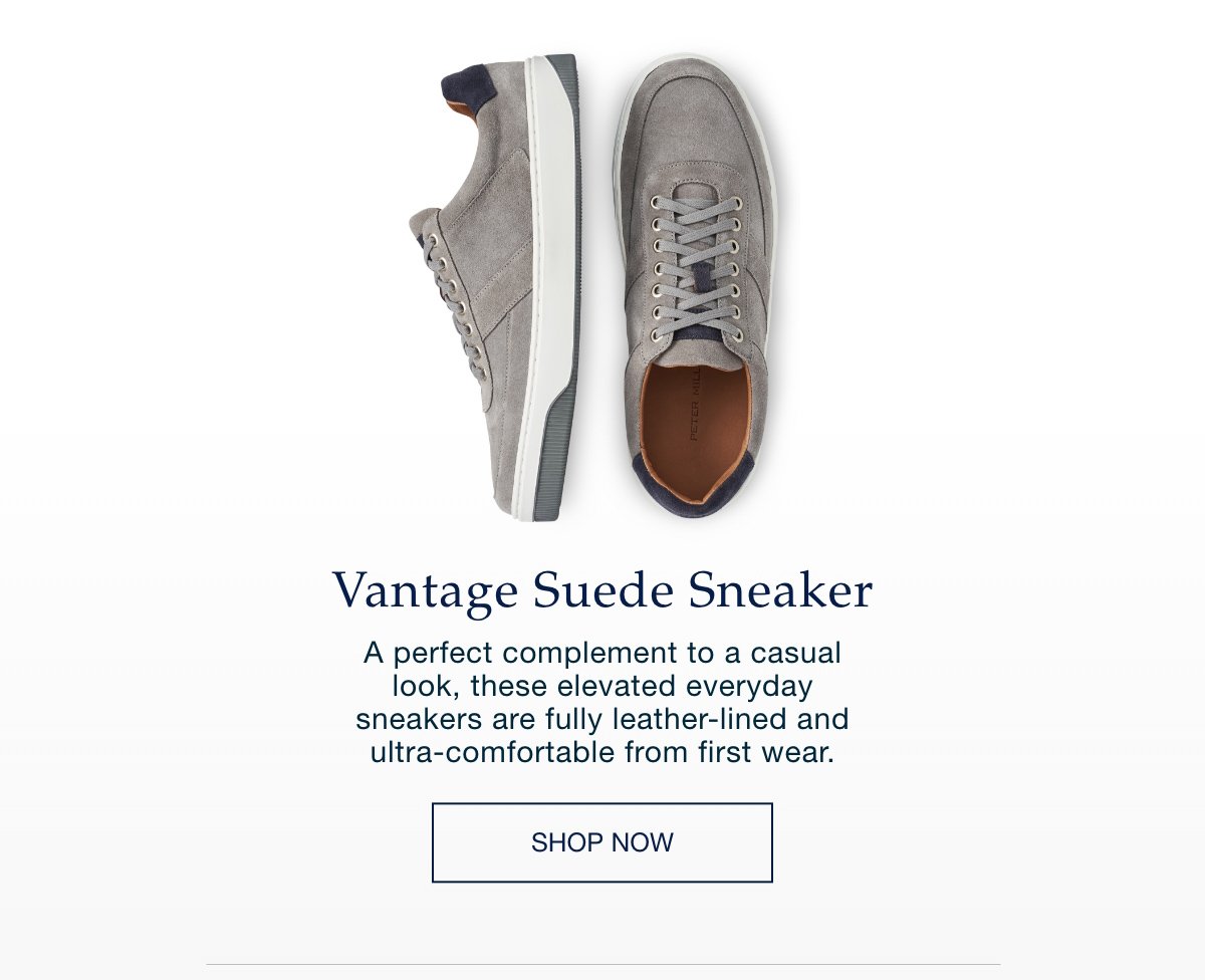 Vantage Suede Sneaker - Shop Now