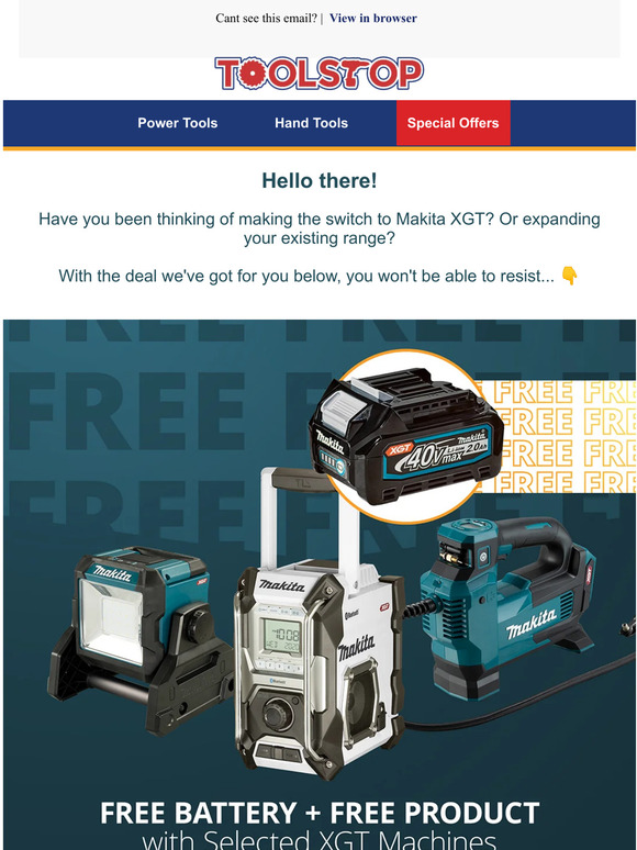 Open for our best Makita deal ever... 🤩