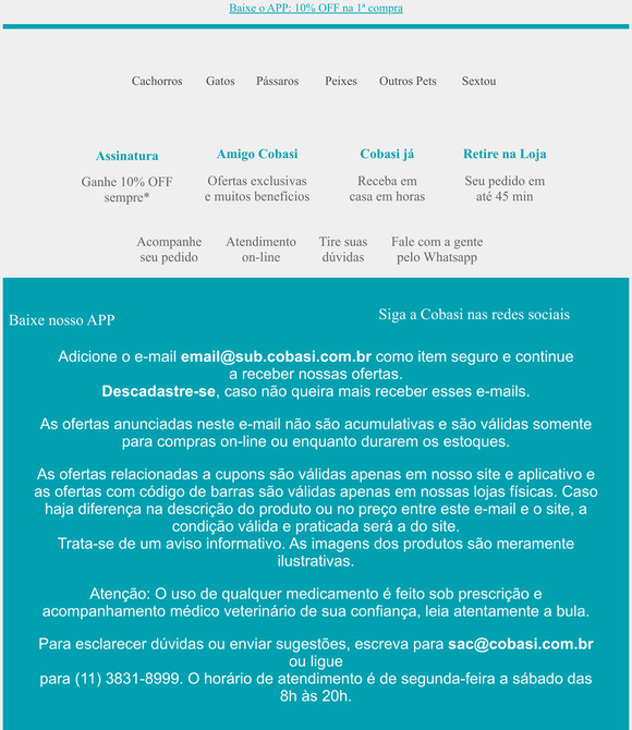 🤑 Não deixe pra amanhã a economia que você pode fazer hoje!