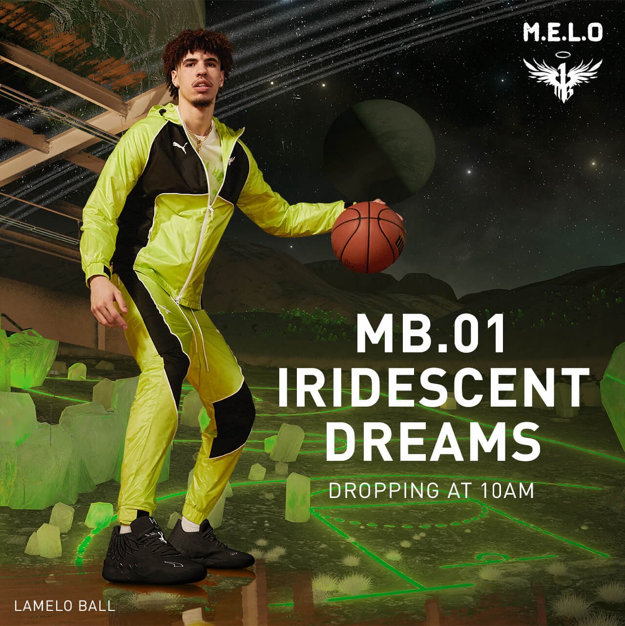 LaMelo Ball PUMA MB.01 Iridescent Dreams Release Date