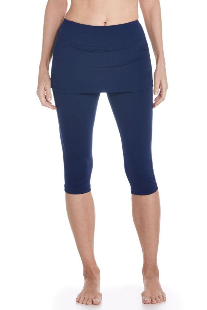 Women's Shorebreak Skirted Swim Capris UPF 50+