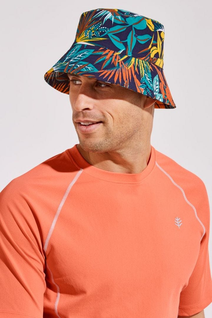 Wyatt Swim Printed Bucket Hat UPF 50+