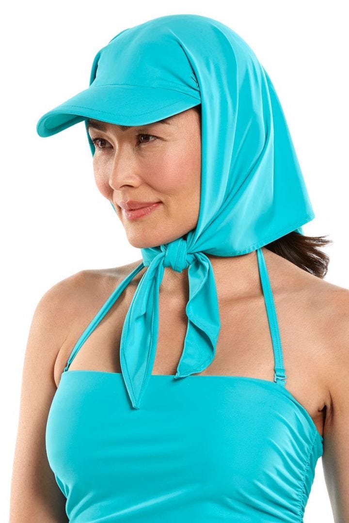 Women's Sabina Swim Scarf Hat UPF 50+