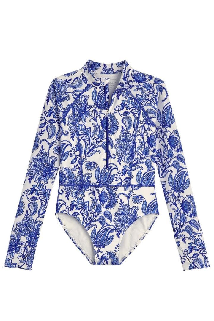 Girl's Koko Long Sleeve Swimsuit UPF 50+