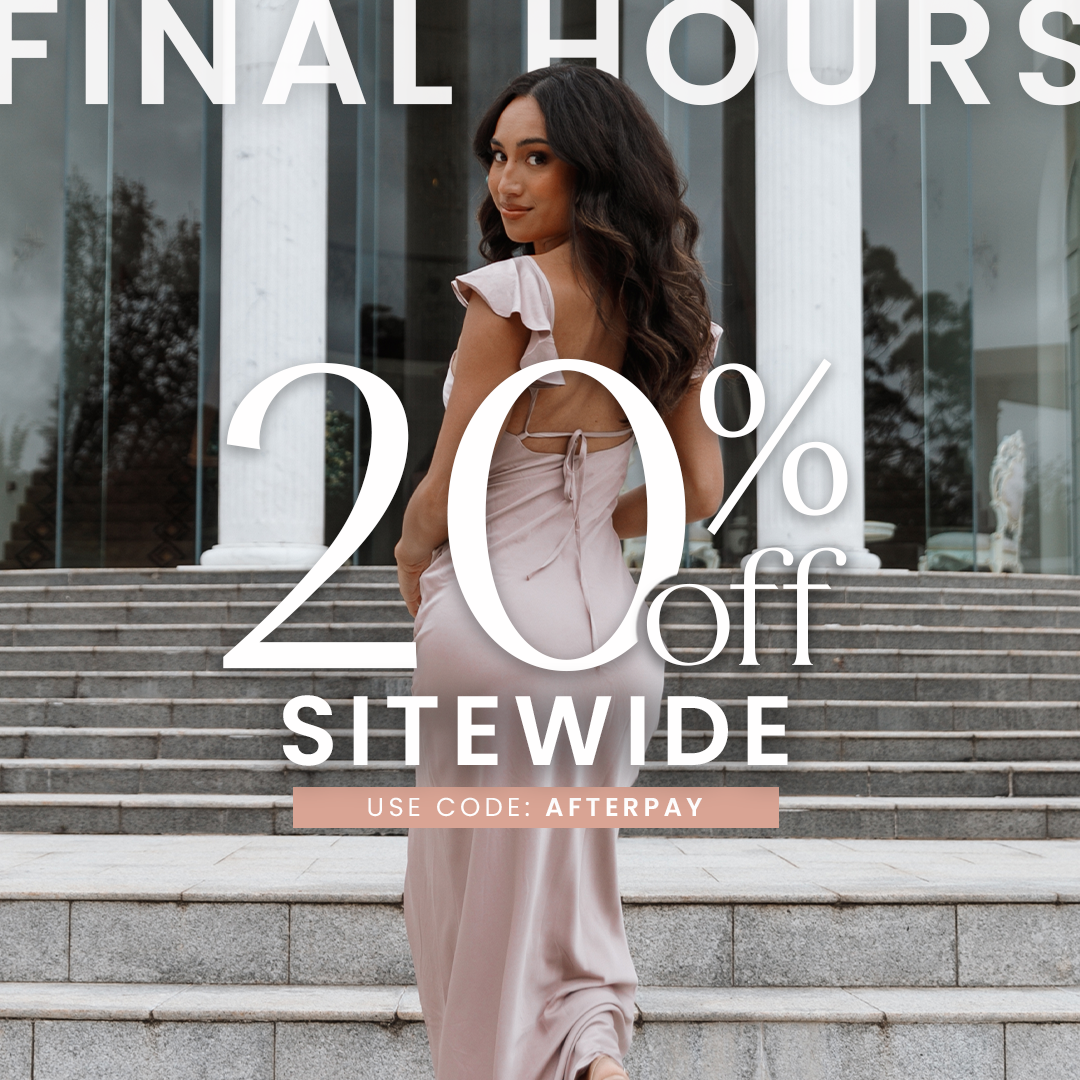 Final hours! 20% off