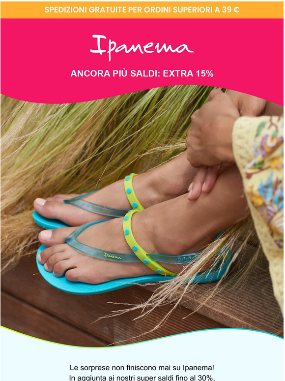 Ancora più SALDI: extra 15% di sconto flash!