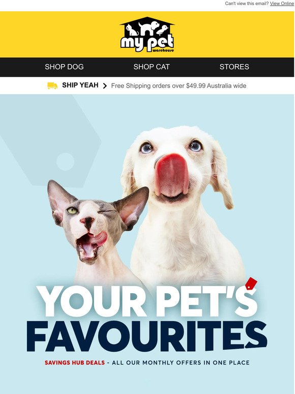 Your Pet's Favourites this month