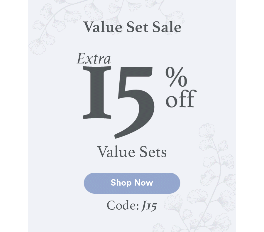 Value Set Sale Extra 15% OFF - Code: J15