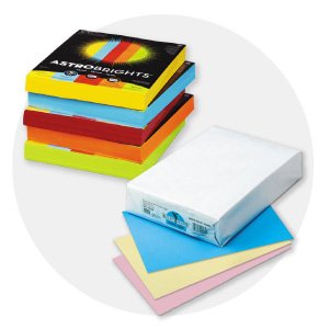 Colored Paper Stock Up