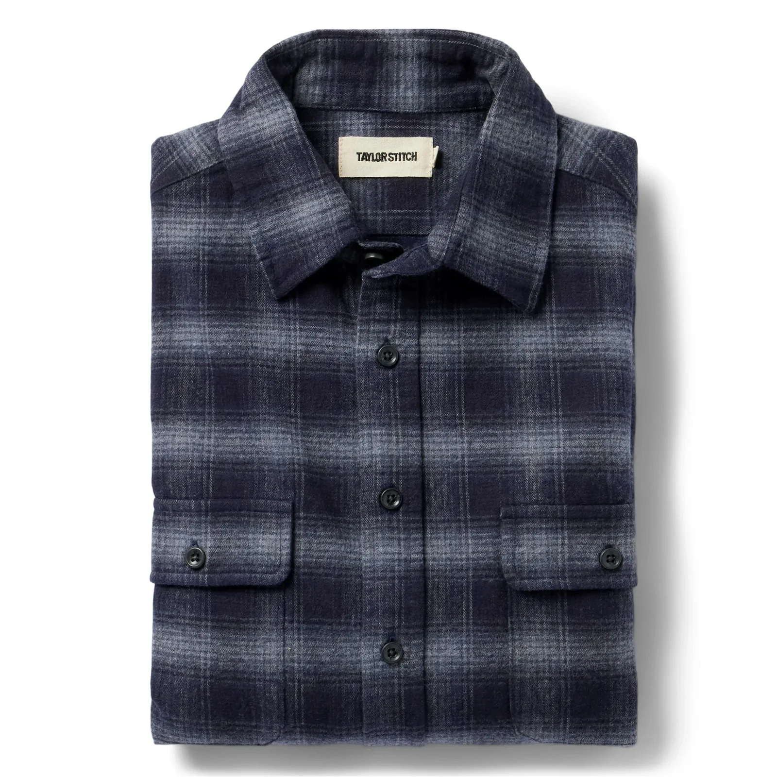Image of The Yosemite Shirt in Navy Shadow Plaid
