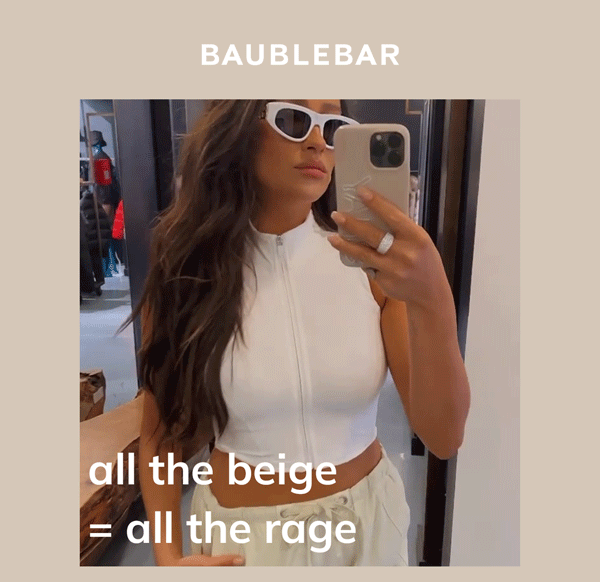 Baublebar All The Beige iPhone Case