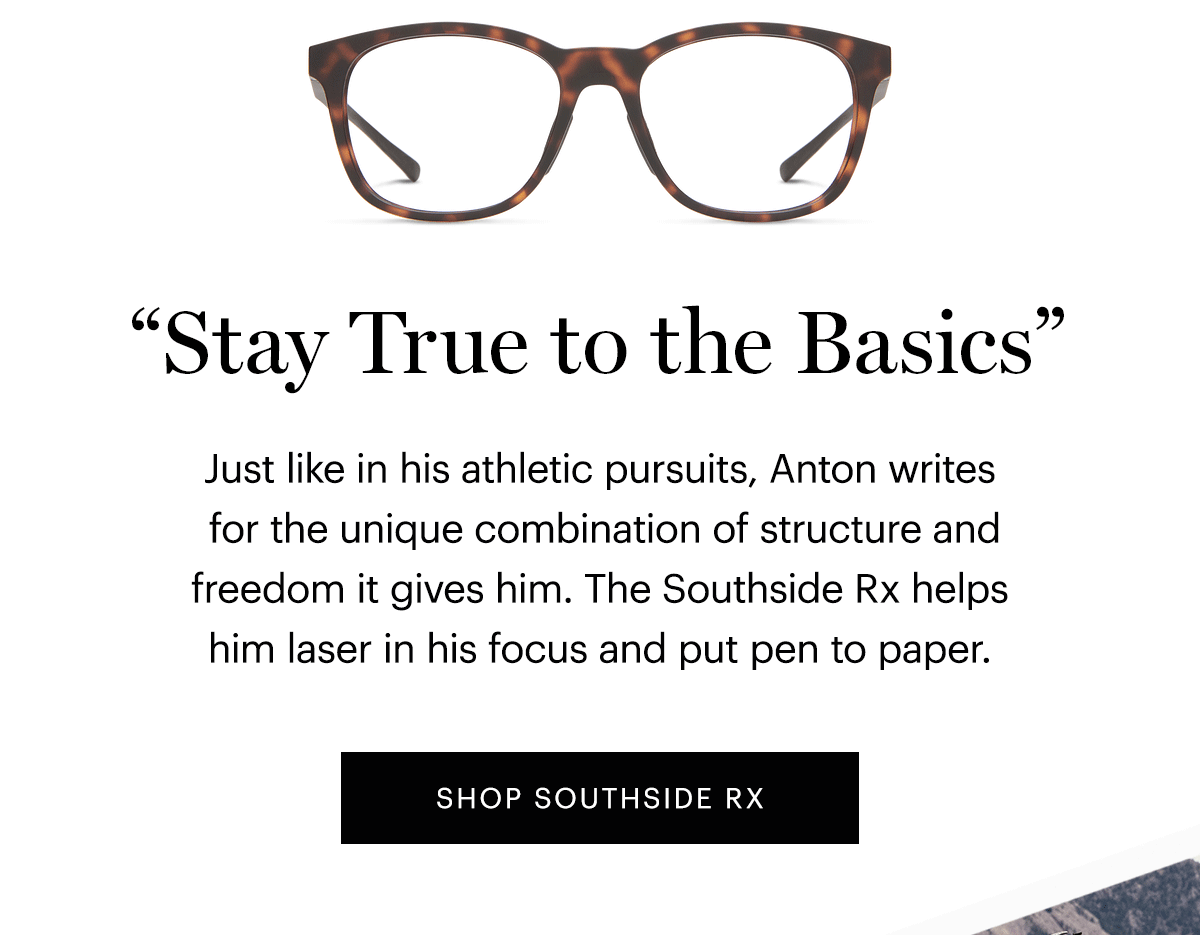 Smith Optics Anton Krupicka finds focus in Smith Eyewear Milled