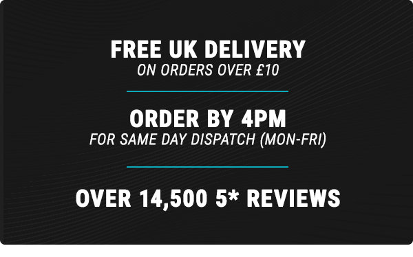 Free UK delivery on orders over £10 Order by 4pm for same day dispatch (Mon-Fri) Over 14,500 5* reviews