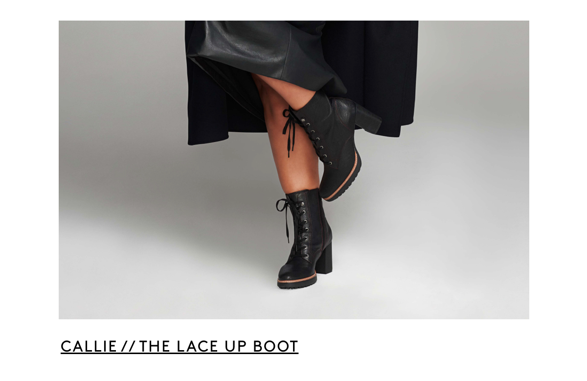 Callie // The Lace Up Boot