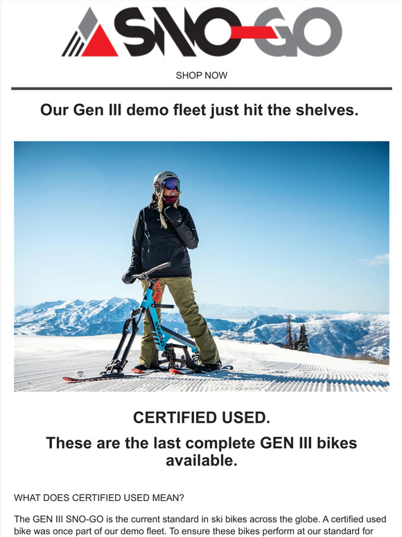 Buyer's Guide – SNO-GO Ski Bikes