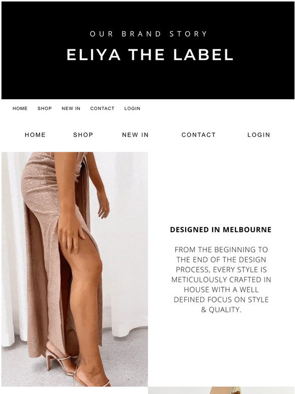 Eliya The Label Discount Code: Up to 70% off for December 2023 - Coupert  Australia