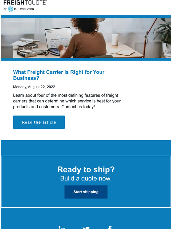 FreightQuote TEST What Freight Carrier is Right for Your Business