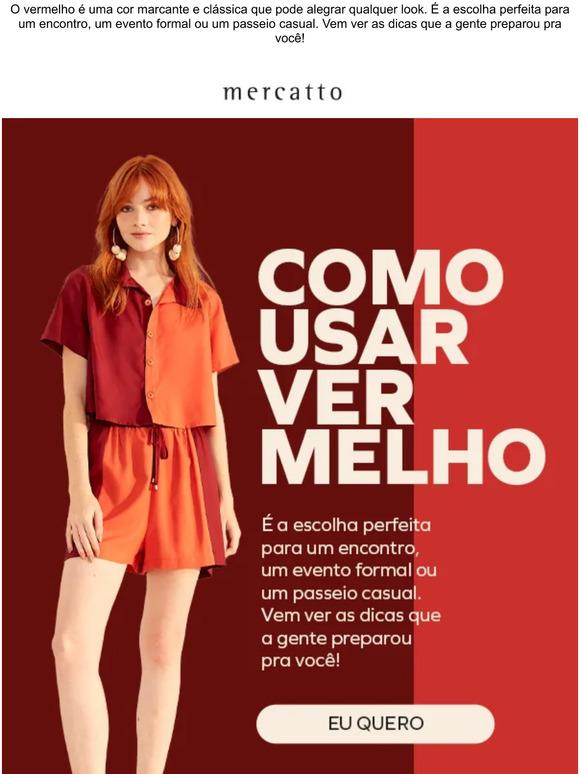 Como usar vermelho! ❤️