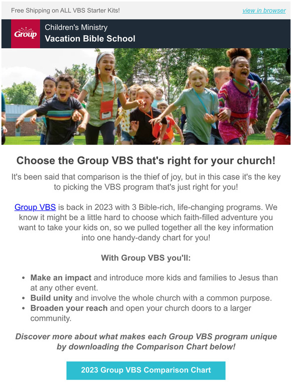 Discover Group's 2023 Superstar VBS lineup