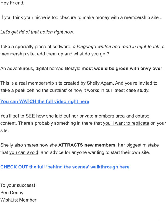 LOOK Behind the Scenes of a REAL Membership Site
