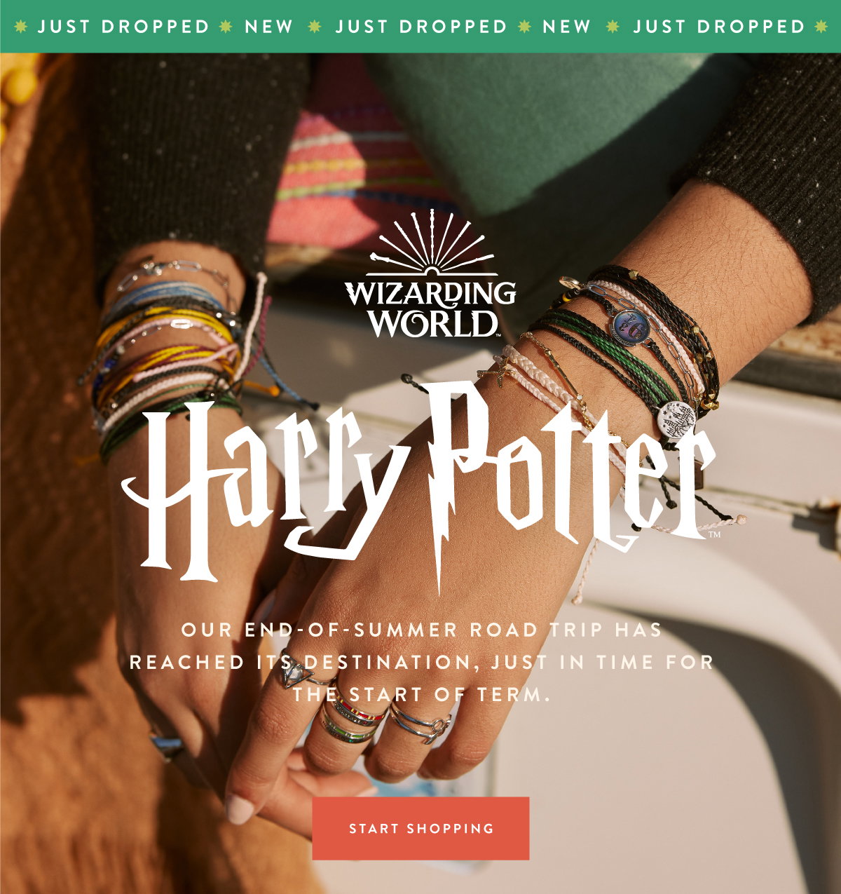 Harry Potter Puravida Slytherin Charm Bracelet - Boutique Harry Potter