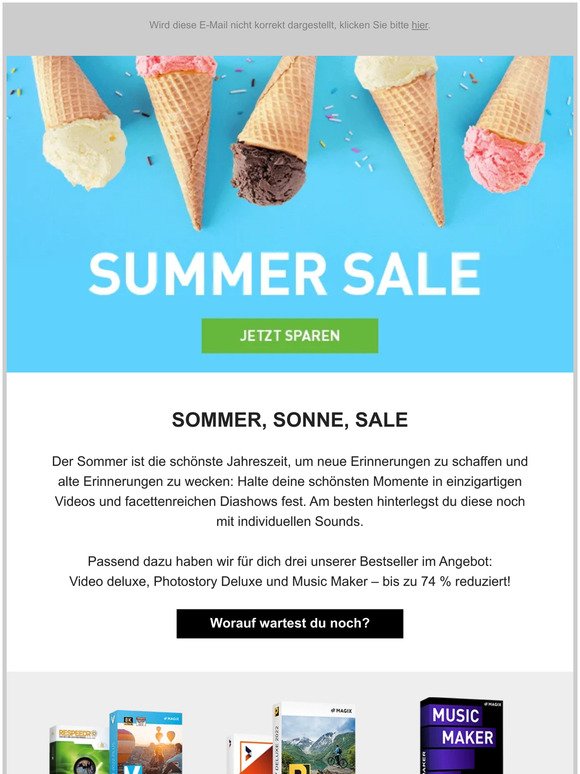 Sommer, Sonne, SALE – Bestseller bis zu 74 % reduziert!