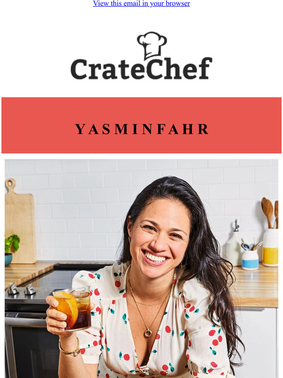 CrateChef Announces Yasmin Fahr's Favorite Things Shipping Soon!