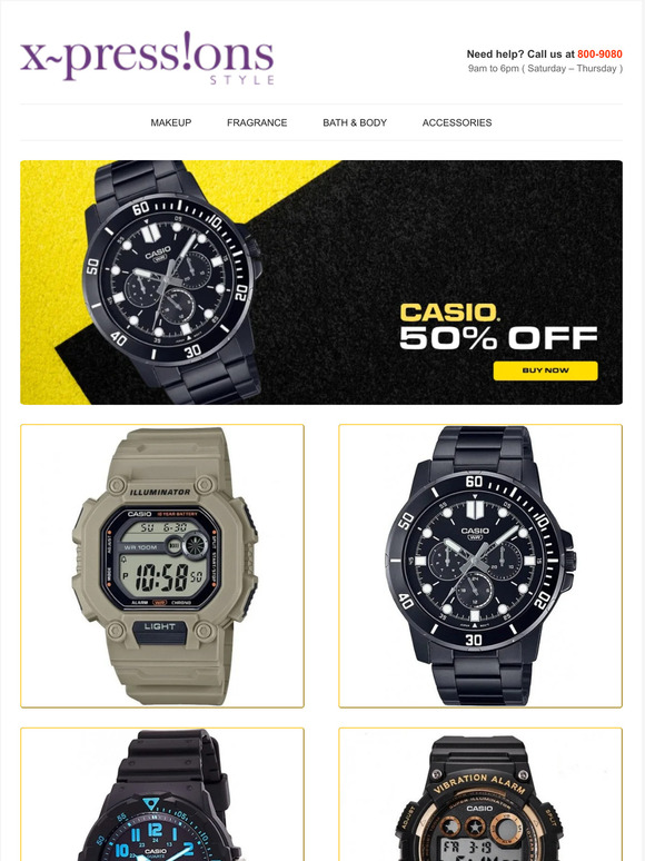 —, Buy the ⌚ watch you want for 50% less!