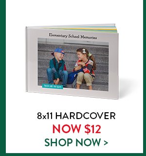 8 by 11 hardcover now twelve dollars. Click to shop now
