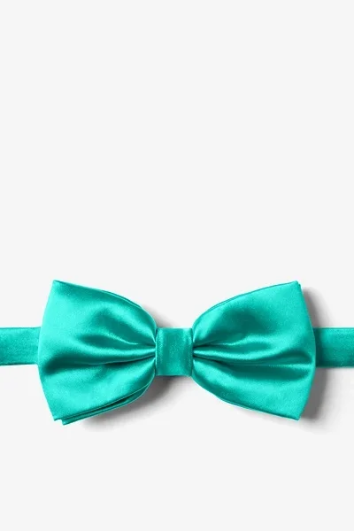 Image of Turquoise Tropical Turquoise Bow Tie