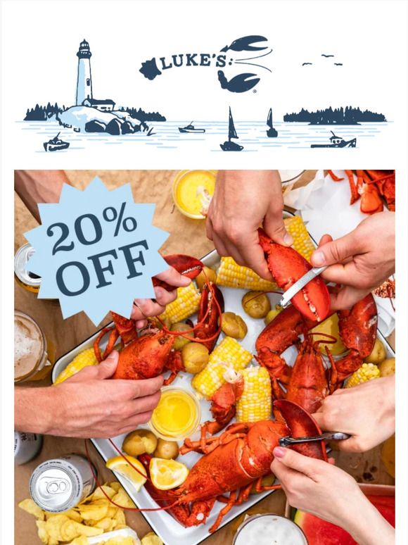 Luke's Lobster 🚨20 off 1 lb Maine lobsters! 🚨 Milled