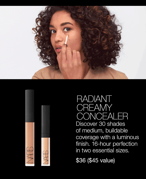 Customize your Radiant Creamy Concealer bundle with two essential sizes of 16-hour perfection.